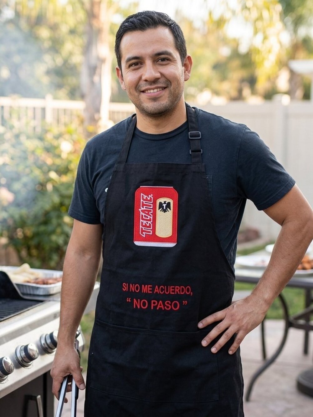 Handmade Tecate Beer BBQ Grill Apron Men's Women's Unisex